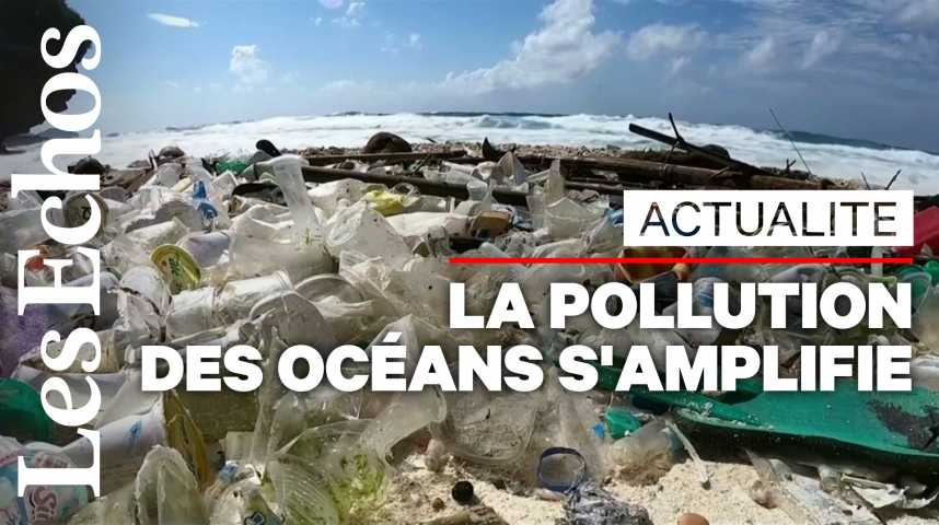 Illustration pour la vidéo La pollution de plastique dans les océans pourrait tripler d'ici 2040