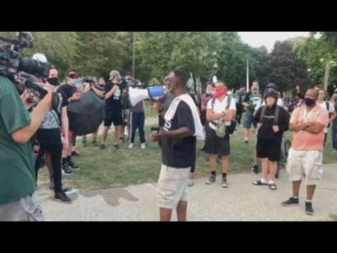 Anti-racism protests continue in Kenosha, Wisconsin