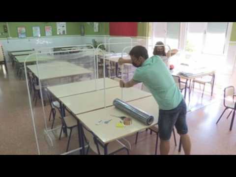 Spain's schools prepare for reopening