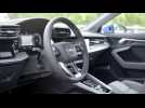 The new Audi A3 Sedan Interior Design in Turbo blue