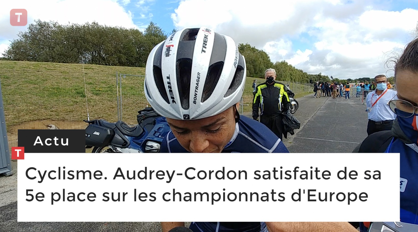 Cyclisme. Audrey-Cordon satisfaite de sa 5e place sur les championnats d'Europe (Le Télégramme)