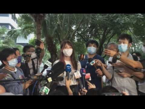 Hong Kong political activist Agnes Chow extends her bail