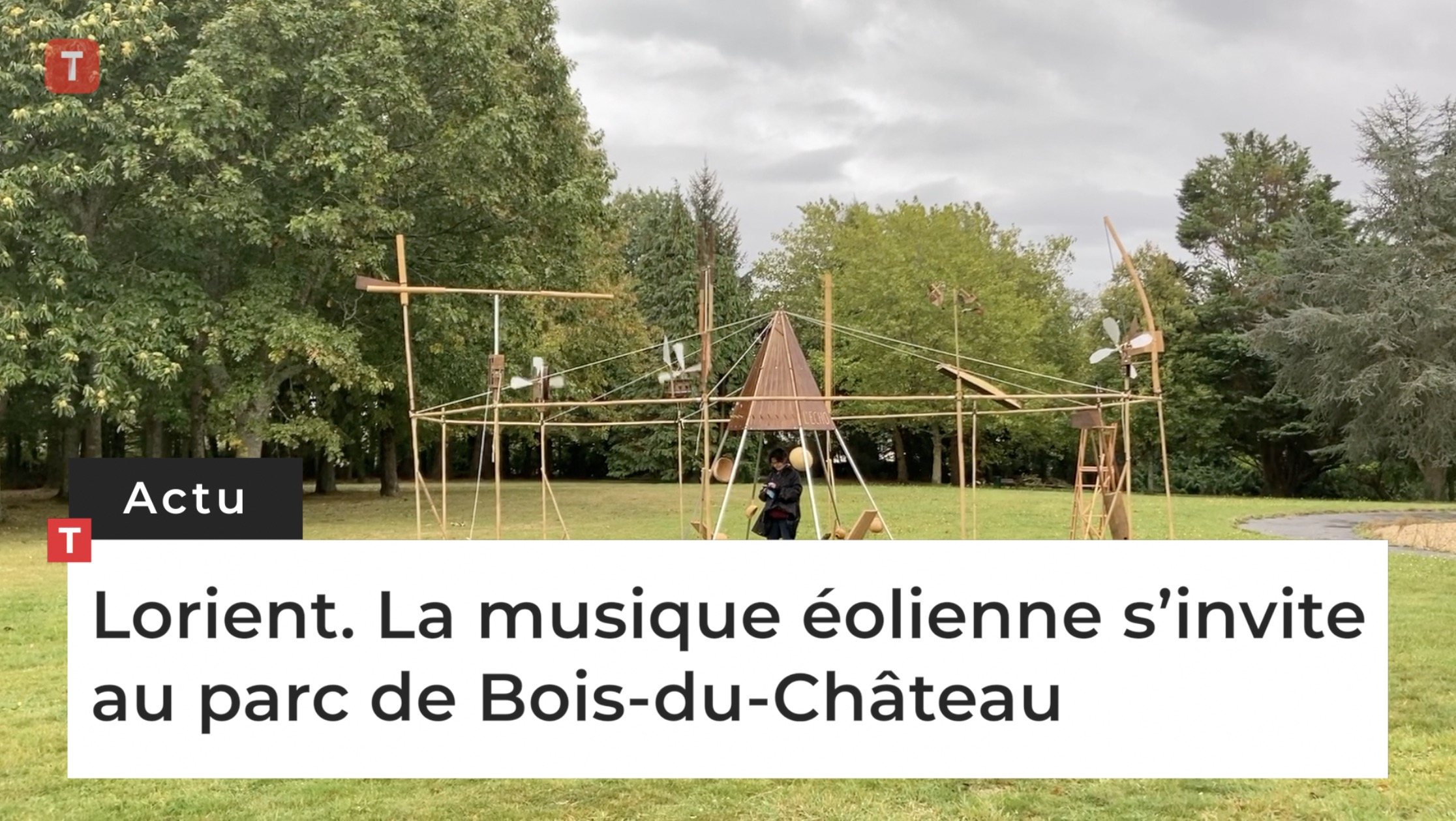 Lorient. La musique éolienne s’invite  au parc de Bois-du-Château (Le Télégramme)
