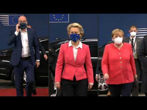 EU leaders arrive for second day of EU Summit