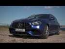 Mercedes-AMG E 63 4MATIC+ T-Modell in Brilliant blue Driving Video