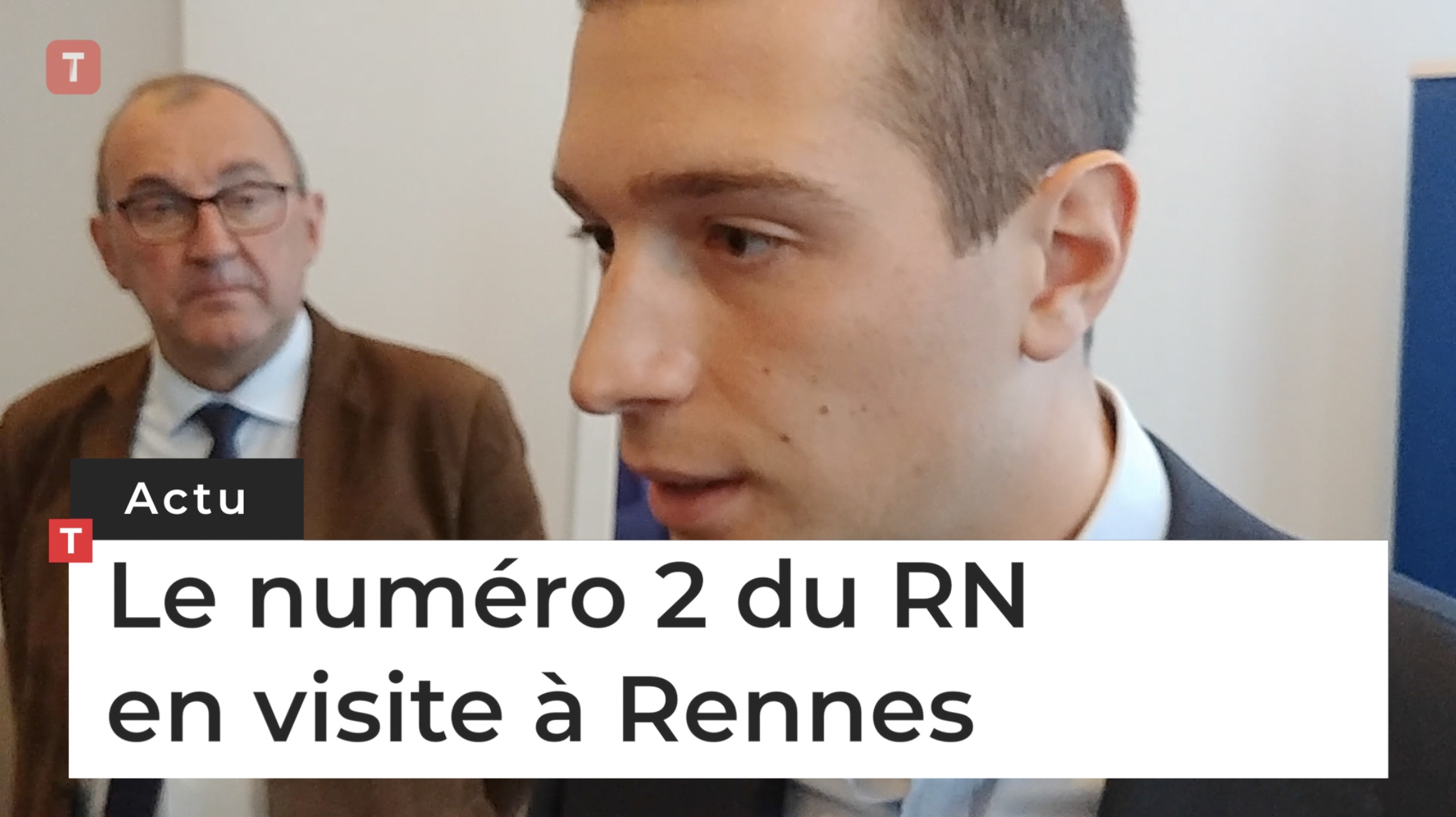 Le numéro 2 du RN en visite à Rennes (Le Télégramme)