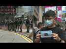 Police presence beefed up in HK, Joshua Wong seen at Causeway Bay