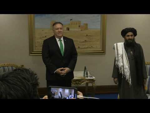 Doha: Pompeo meets with Taliban delegation