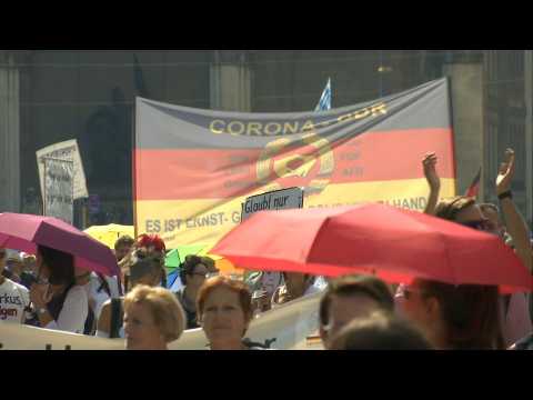 In Munich, corona skeptics demonstrate against anti-coronavirus measures