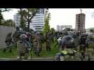 Riot police detain protesters in Belarus ahead of a new mass demonstration