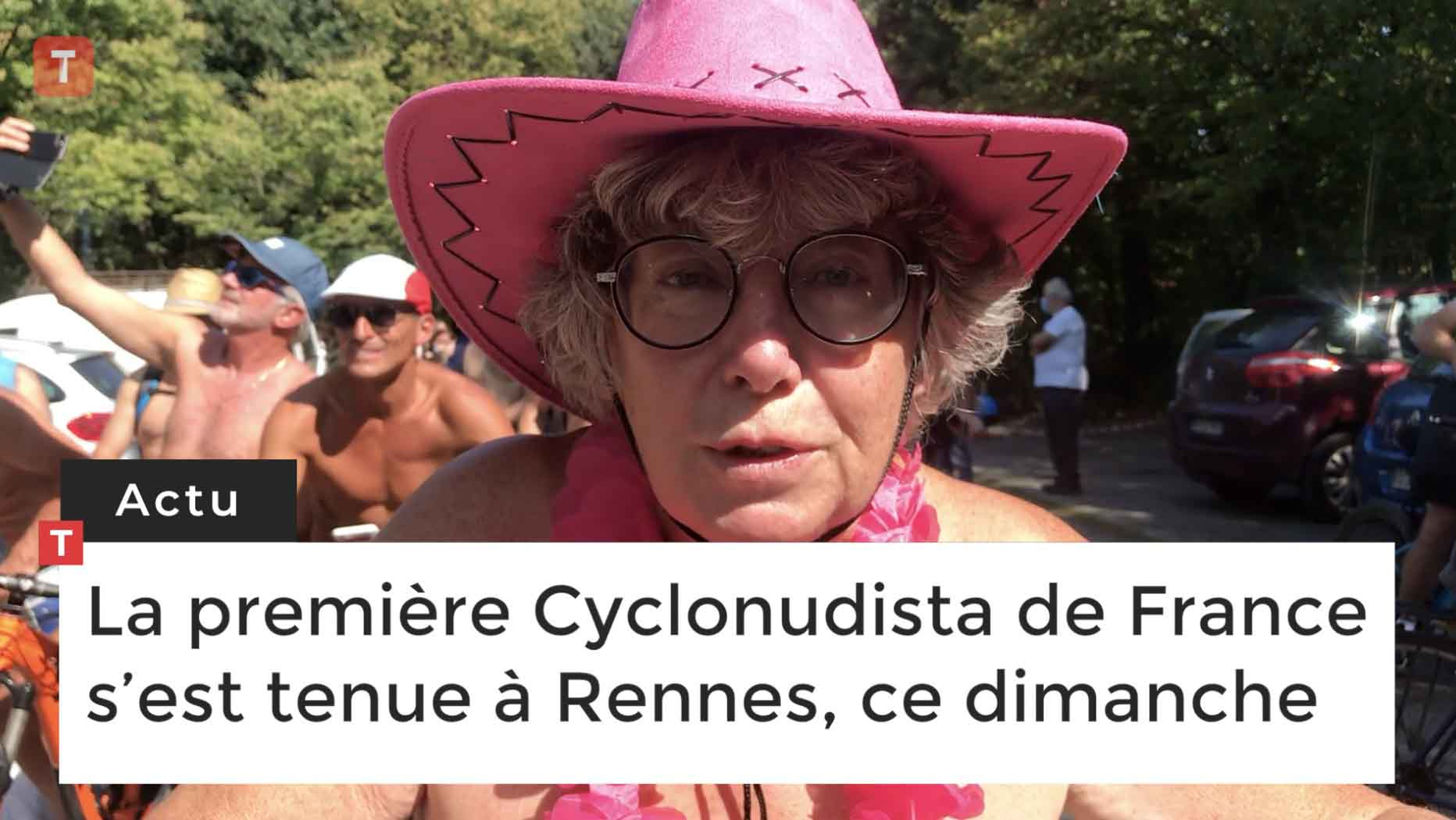 La première Cyclonudista de France s’est tenue à Rennes, ce dimanche (Le Télégramme)
