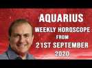 Aquarius Weekly Horoscope from 21st September 2020