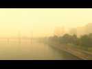 Oregon: smoke-filled sky hangs over Portland as wildfires worsen air quality