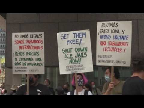 Protest in New York to demand release of prisoners at risk of COVID-19