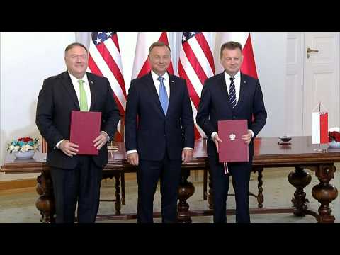 Pompeo and Polish Defence Minister sign agreement on enhanced defence cooperation