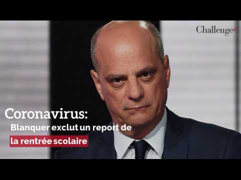 Coronavirus: Blanquer exclut un report de la rentrée scolaire