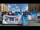 Uighur community rallies in Paris