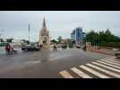 Street in Mali capital after coup - Label : AFPTV - First images - Category : News