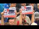 Belarus: potash miners rally against election fraud - Label : AFPTV - First images - Category : News