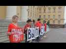 Thousands of Belarusians join protest against Lukashenko in Minsk