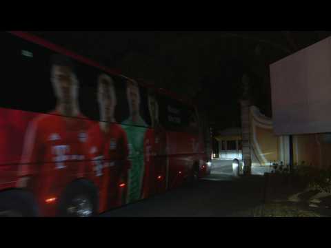 Football/Champions League: Bayern Munich buses return to hotel