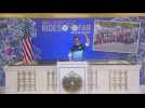 Closing bell at NYSE as Nasdaq finishes at fresh record - Label : AFPTV - First images - Category : Business