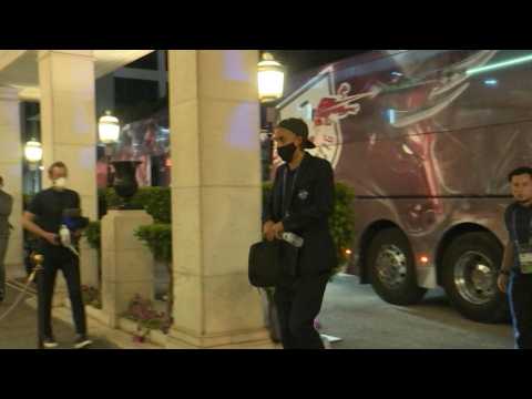 Football/Ligue des champions : Leipzig players return to their hotel