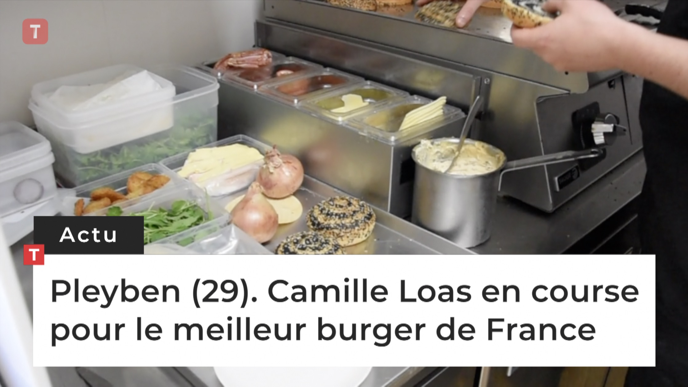 Pleyben (29). Camille Loas en course pour le meilleur burger de France (Le Télégramme)