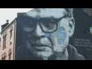 Street artists pay tribute to Leeds coach Marcelo Bielsa
