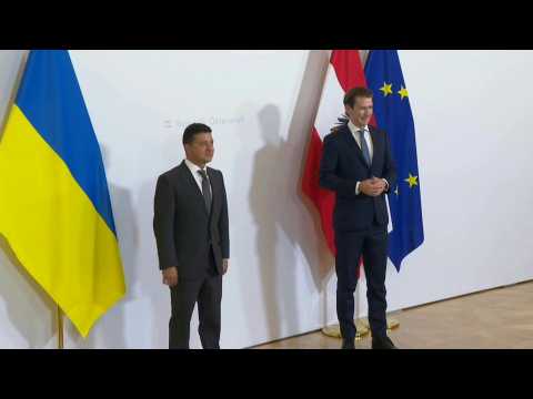 Ukrainian President Zelensky meets Austria's Kurz in Vienna