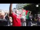 Protest in Nablus against Israel and UAE agreement