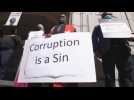 South African church protests corruption during pandemic