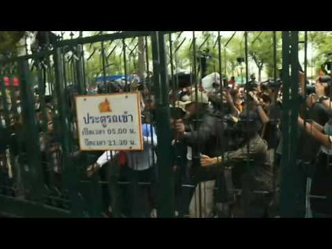 Protestors break into university as Thai rally begins