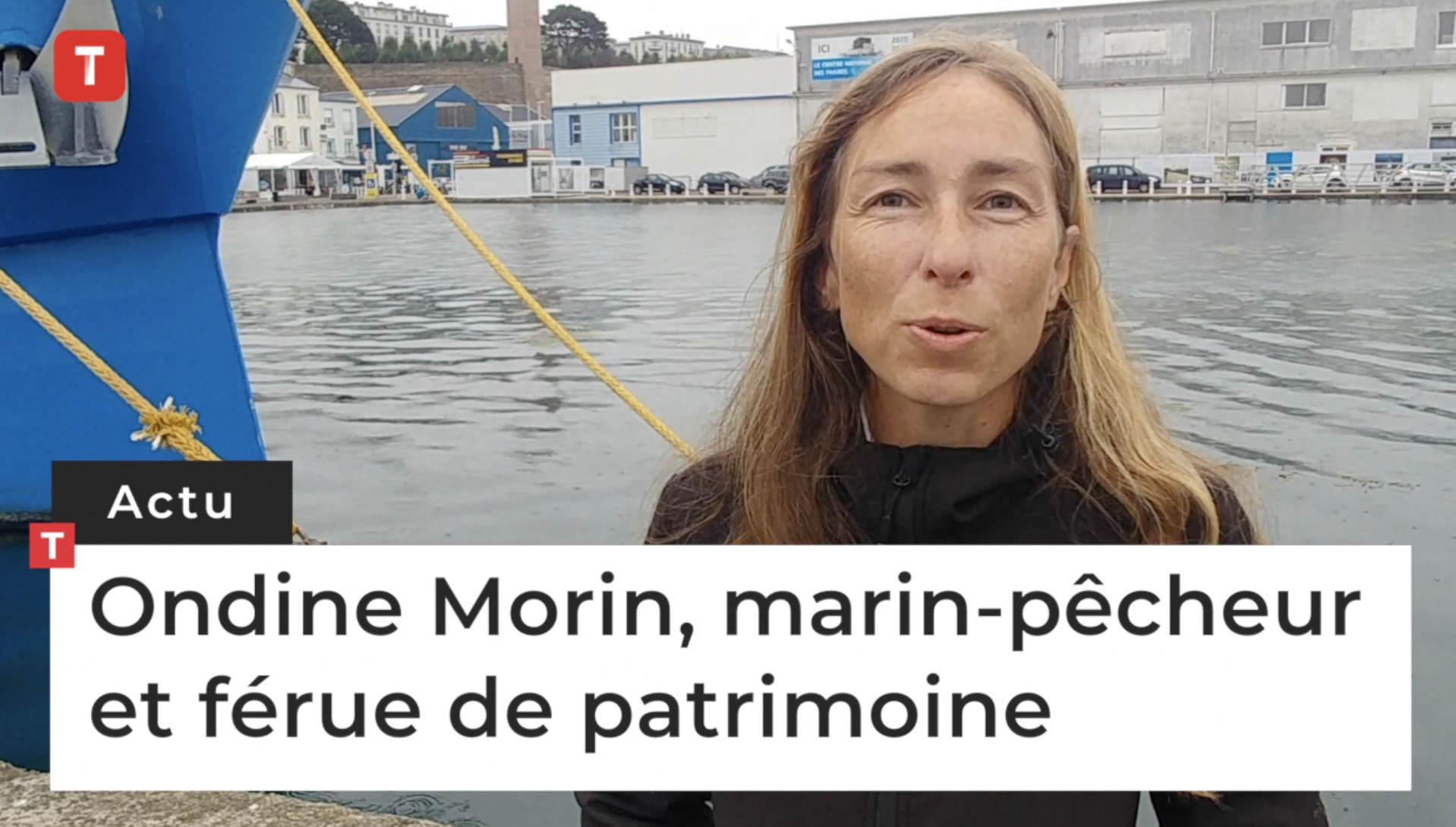 Ondine Morin, marin-pêcheur et férue de patrimoine (Le Télégramme)