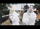 Indonesians use ghost disguises to raise COVID-19 awareness