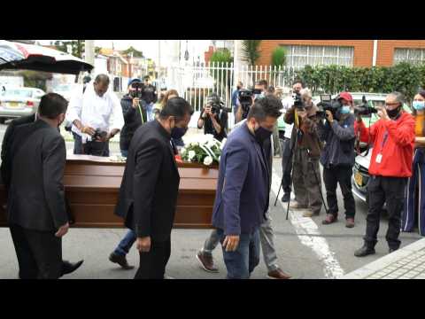 Funeral held for Colombian man who died in police custody
