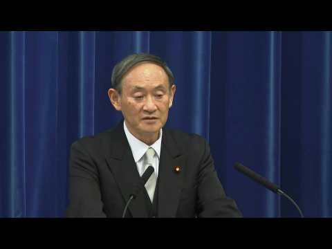 Yoshihide Suga holds first press conference as Japan's new PM