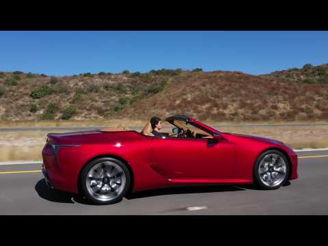 2021 Lexus LC 500 Convertible Driving Video