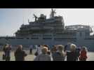 German vessel Berlin returns after five months on NATO mission in the Mediterranean