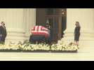 Crowd boos Trump while mourning judge Ruth Bader Ginsburg