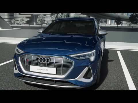 Audi e-tron S Sportback - drivetrain construction, twin motor and coolant circuit