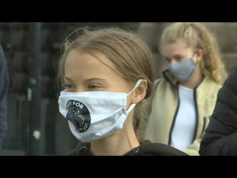 Greta Thunberg and activists hold 'Fridays for Future' protest in Swedish capital