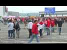 Trump supporters arrive ahead of campaign rally in battleground state - Label : AFPTV - First images - Category : News