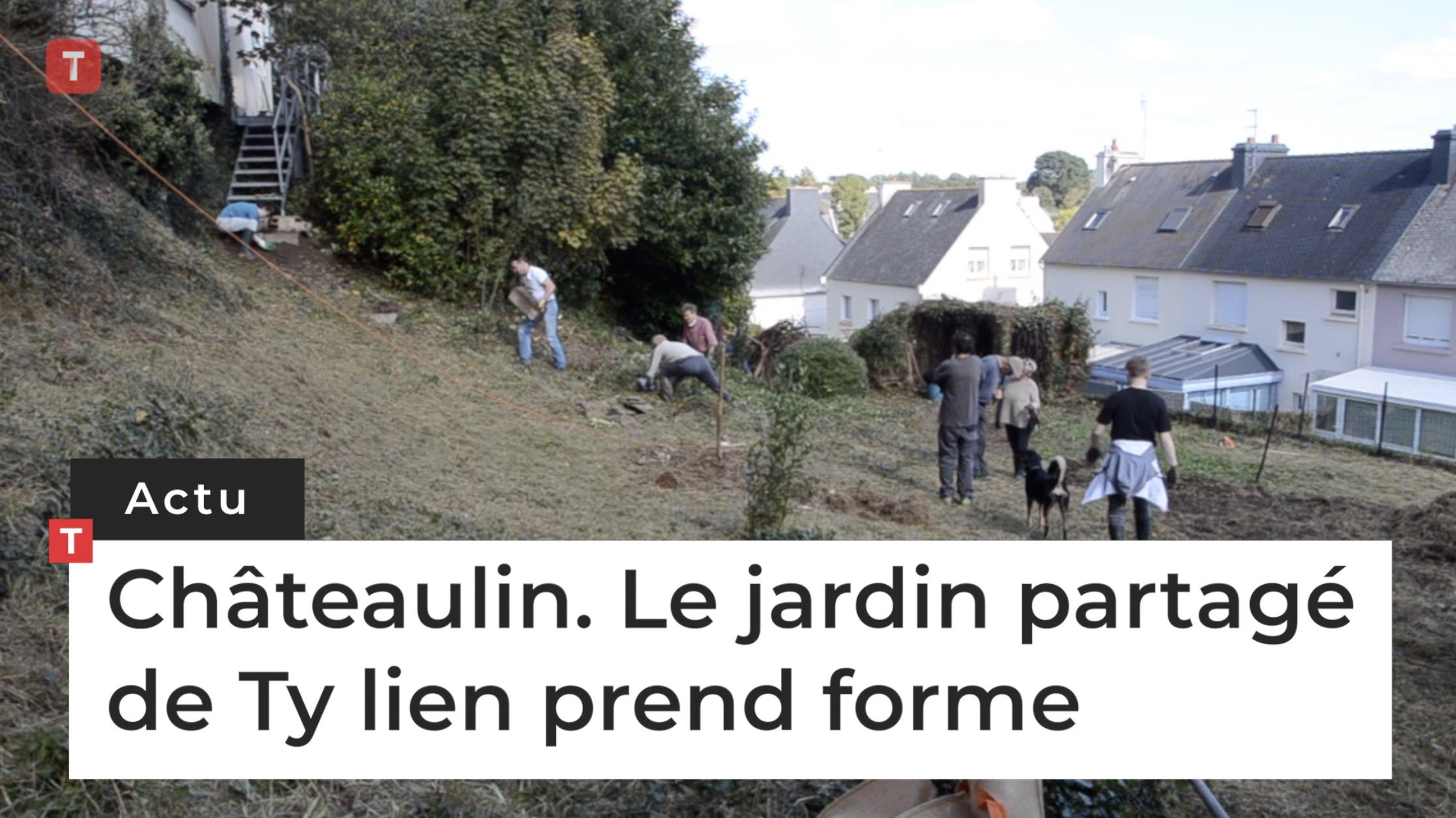 Châteaulin. Le jardin partagé de Ty lien prend forme (Le Télégramme)