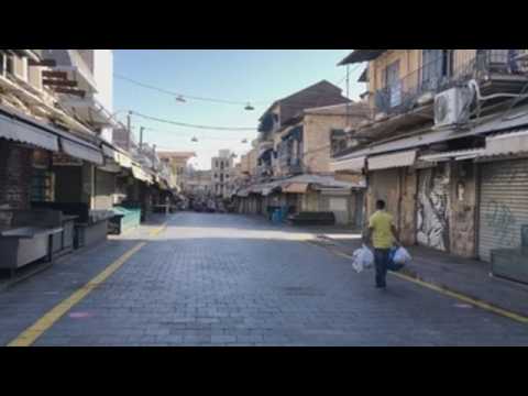 Empty markets in Jerusalem ahead of Yom Kippur