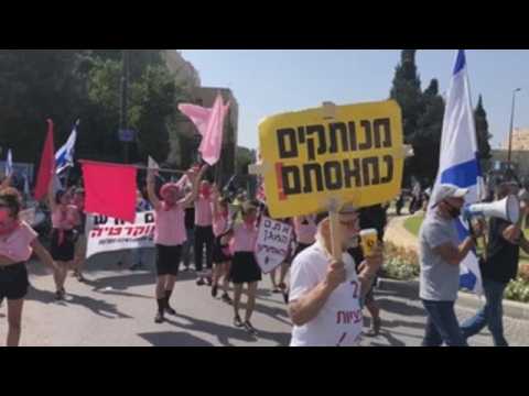 Anti-Netanyahu protests in Jerusalem