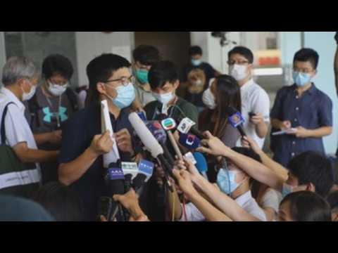 Joshua Wong announces run in Hong Kong's legislative elections