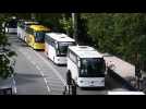 Coaches descend on London in 'Honk for Hope' protest - Label : AFPTV - First images - Category : News