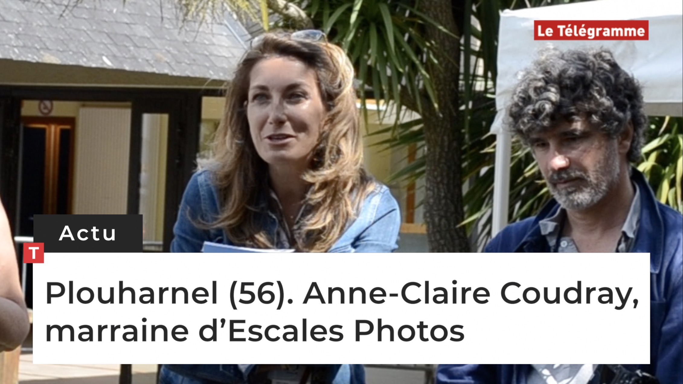 Plouharnel (56). Anne-Claire Coudray, marraine d’Escales Photos (Le Télégramme)