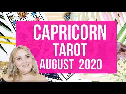 Capricorn August Tarot 2020 